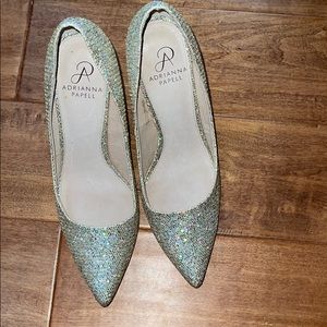 Beautiful silver dress shoes